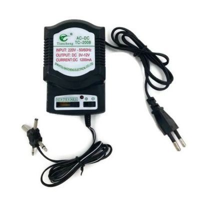 Incarcator electric reglabil 3V - 12V - 1200mAh