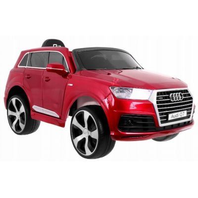 Masinuta electrica Audi Q7 cu roti din cauciuc Red