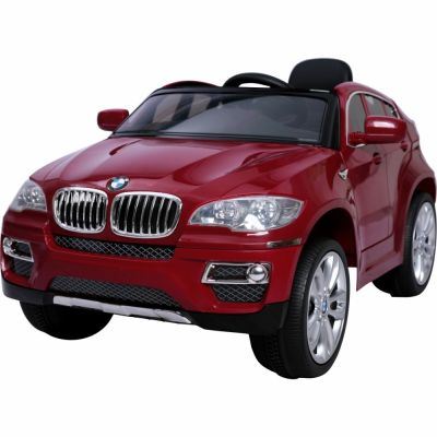 Masinuta electrica BMW X6 Red cu roti din cauciuc