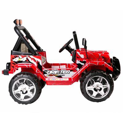Masinuta electrica cu doua locuri Drifter Painted limited edition Red Spider