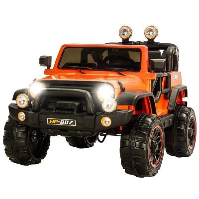 Masinuta Electrica Cu Doua Locuri Rocket Jeep Fearless Orange