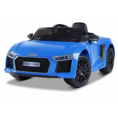 Masinuta electrica cu telecomanda 2,4 G si roti EVA Audi R8 Spyder Blue