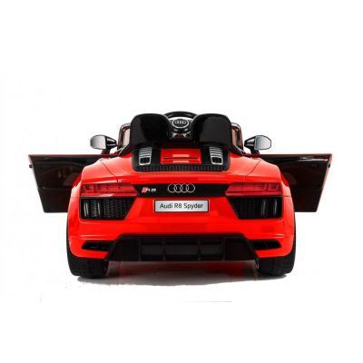 Masinuta electrica cu telecomanda 2,4 G si roti EVA Audi R8 Spyder Red