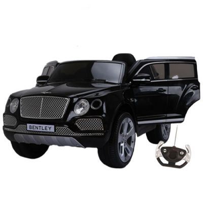 Masinuta electrica cu roti din cauciuc Bentley Bentayga Black