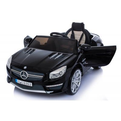 Masinuta electrica cu roti din cauciuc Mercedes Benz AMG SL63 Black
