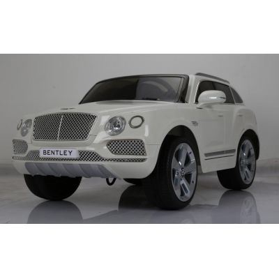 Masinuta electrica cu telecomanda Bentley Bentayga White