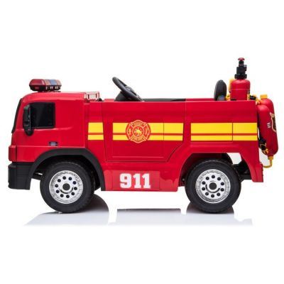 Masinuta electrica de pompieri Fire Truck Red