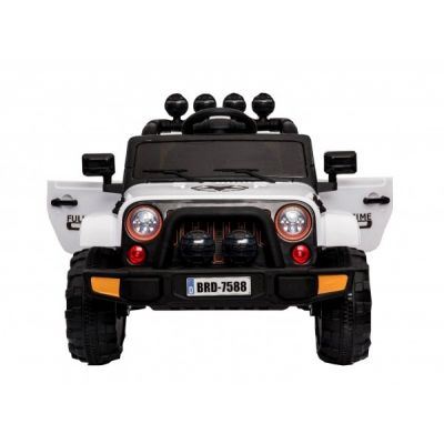 Masinuta Electrica De Teren Pentru Copii 4x4 Alba Cu Control