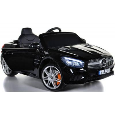 Masinuta electrica cu roti din cauciuc Mercedes Benz SL500 Black