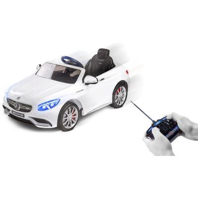 Masinuta electrica Toyz Mercedes-Benz S63 AMG 12V white