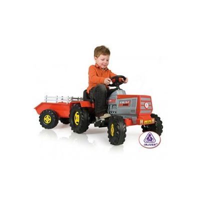 Tractor electric copii cu remorca 6 v INJUSA (INJ636)