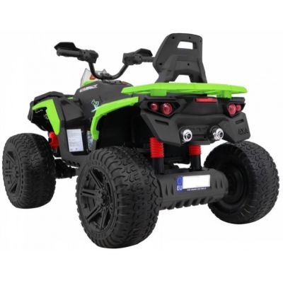 Atv electric cu roti din cauciuc 12V Nichiduta Hunter Pro Green