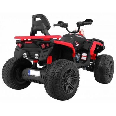 Atv electric cu roti din cauciuc 12V Nichiduta Hunter Pro Red