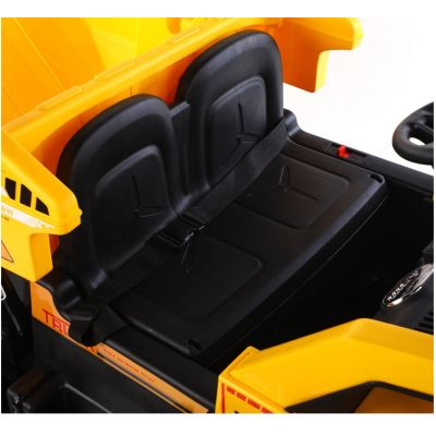 Camion electric 4x4 Nichiduta cu 2 locuri si scaun din piele Dump Truck Yellow