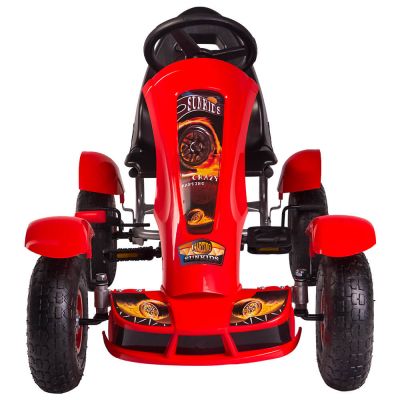 Kart cu pedale F618 Air rosu Kidscare