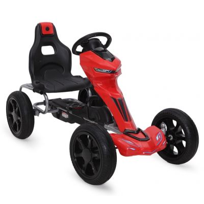 Kart cu pedale Go Kart Extreme Red