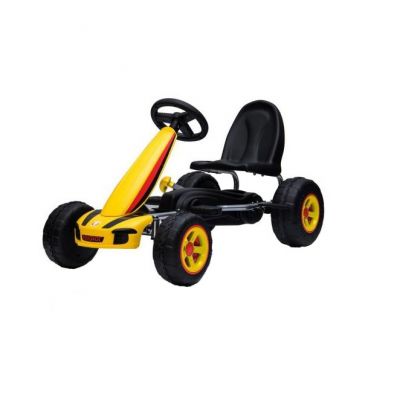 Kart cu pedale Go Kart Fever Yellow