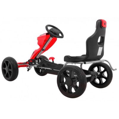 Kart cu pedale Go Kart Red