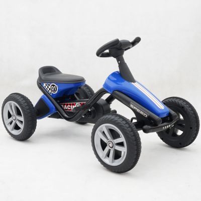 Kart cu pedale pentru copii 1388A albastru