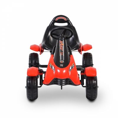 Kart cu pedale pentru copii Rally Red