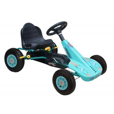 Kart cu pedale si roti gonflabile Dakota Blue