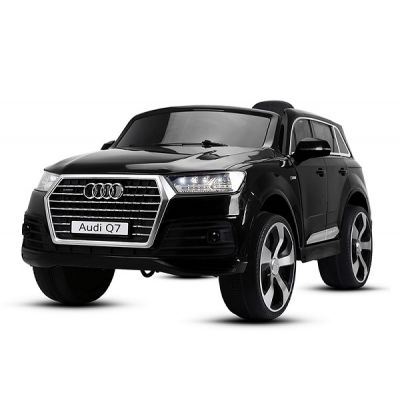 Masinuta electrica pentru copii Audi Q7 90W 12V cu ROTI MOI Negru