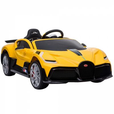 Masinuta electrica Buggati Divo 90W 12V PREMIUM Galben