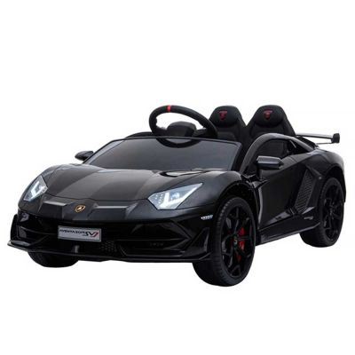 Masinuta electrica Chipolino Lamborghini Aventador SVJ black cu roti EVA