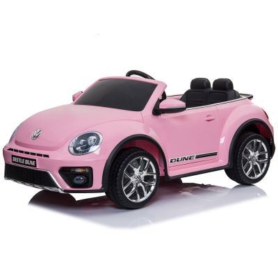 Masinuta electrica Chipolino Volkswagen Beetle Dune pink