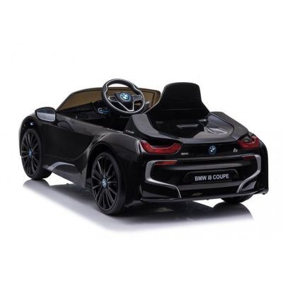 Masinuta electrica cu roti EVA si deschidere usi BMW I8 Coupe Negru Masinuta electrica cu roti EVA si deschidere usi BMW I8 Coupe Negru