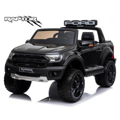 Masinuta electrica cu scaun de piele Ford Ranger Raptor Black