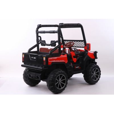 Masinuta electrica cu scaun din piele Nichiduta Sport Truck Red
