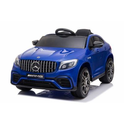 Masinuta electrica cu suspensii si roti EVA Mercedes-Benz AMG GLC Coupe Blue