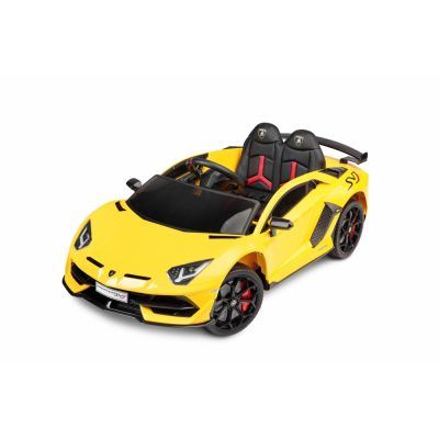 Masinuta electrica cu telecomanda Toyz Lamborghini Aventador SVJ 12V Yellow