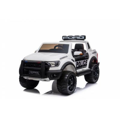 Masinuta electrica Ford Ranger F650 POLICE STANDARD 2x 35W 12V Alb