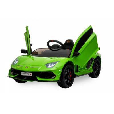 Masinuta electrica Lamborghini Aventador SVJ 90W 12V PREMIUM Verde