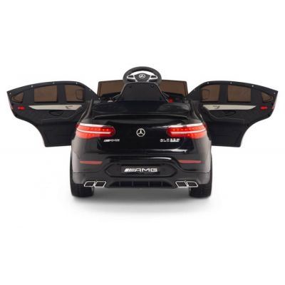 Masinuta electrica Mercedes Benz GLC 63 Negru cu roti din cauciuc