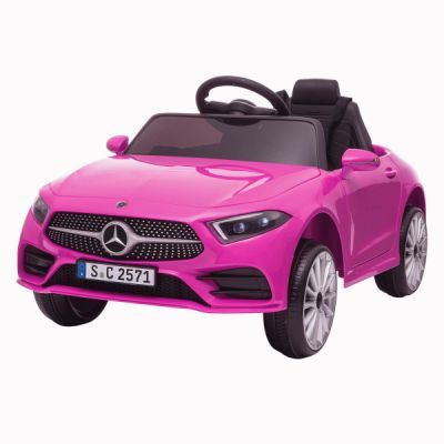 Masinuta electrica pentru fetite 2-5 ani Mercedes CLS350 50W 12V PREMIUM Roz la reducere