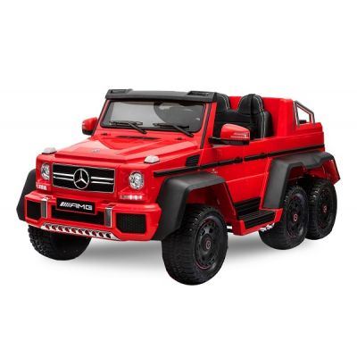 Masinuta electrica Mercedes G63 6x6 270W Premium Rosu