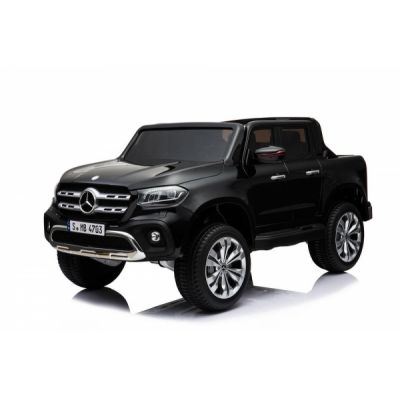 Masinuta electrica pentru copii,  Mercedes X-Class 4x4 180W 12V 14Ah PREMIUM  Negru