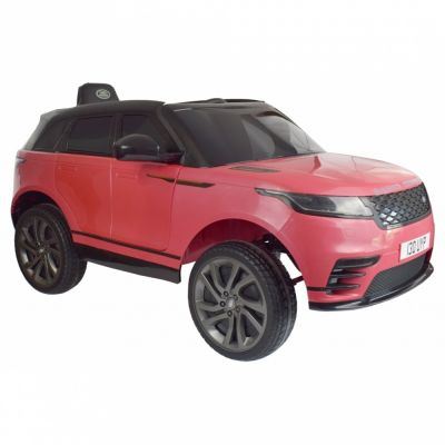 Masinuta electrica Range Rover Velar cu scaun de piele Roz