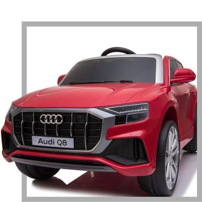 Masinuta electrica roti EVA 12V Audi Q8 rosu