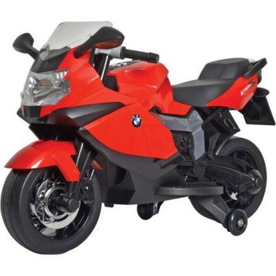 Motocicleta electrica BMW K130S cu sunete si lumini pentru copii rosie