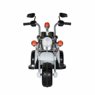 Motocicleta electrica copii cu acumulator, muzica si lumini alb