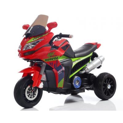 Motocicleta electrica cu lumini Flash Red