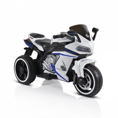 Motocicleta electrica cu lumini LED Legend White