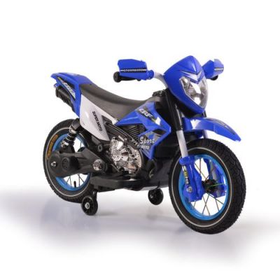 Motocicleta electrica cu roti gonflabile Super Moto Blue