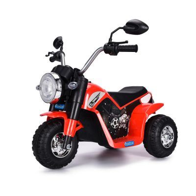 Motocicleta electrica cu scaun din piele Nichiduta Mini 6 volti Red