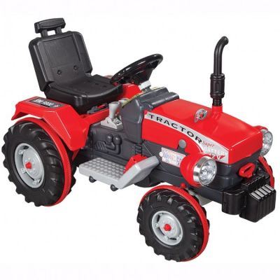 Tractor electric 12V Super Tractor Rosu