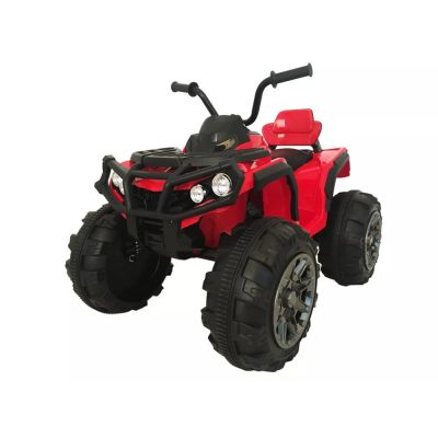 Atv electric 12V cu roti EVA si scaun din piele Nichiduta Super Quad Red